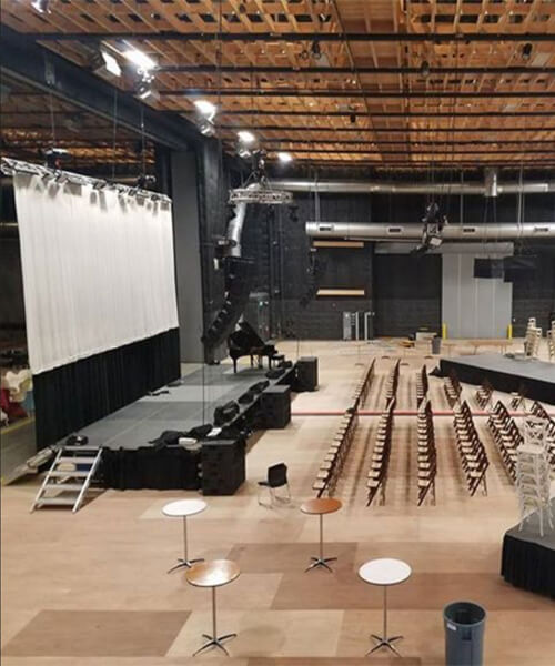 Stage and Equipment Setup